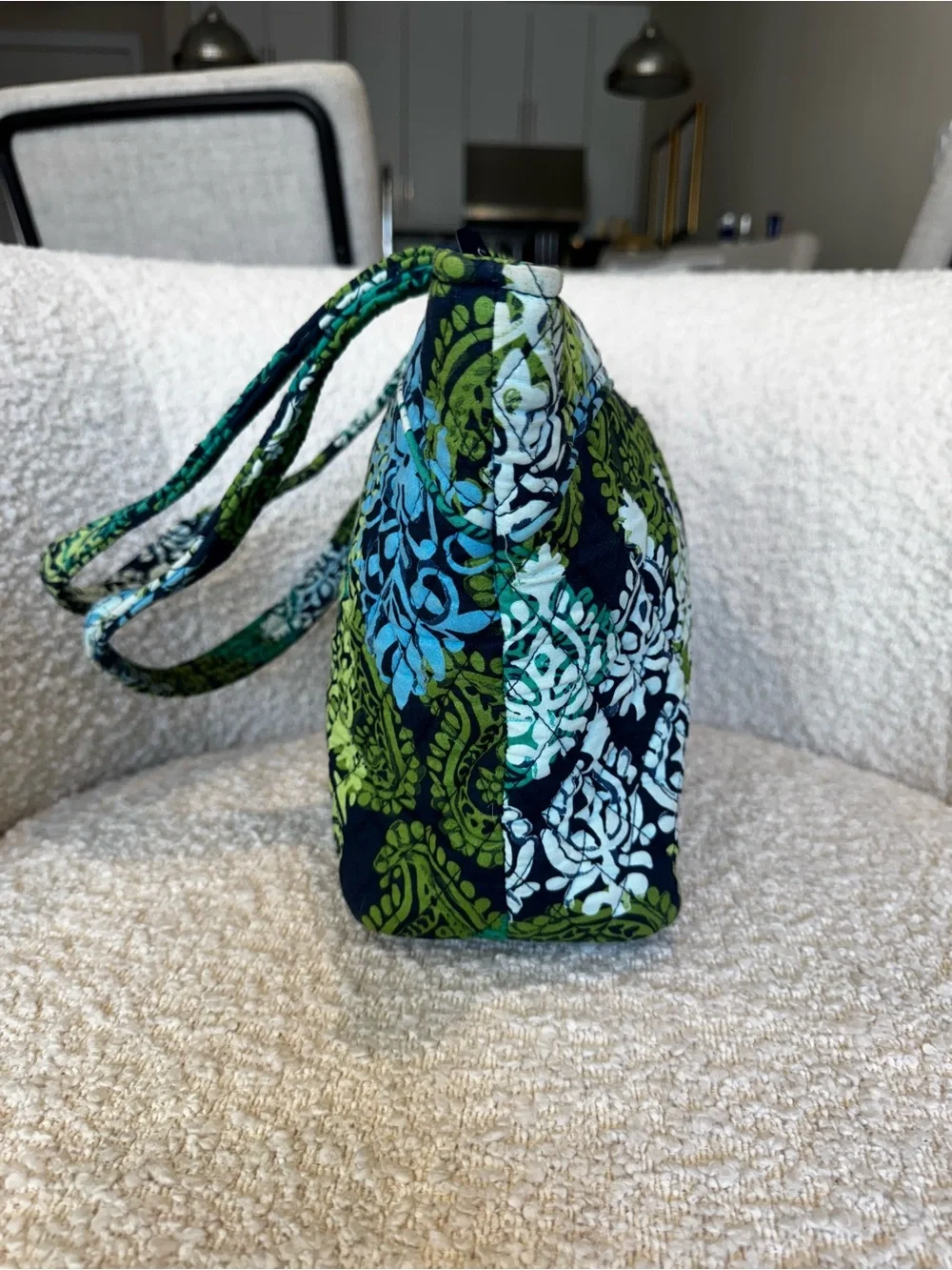 Vera Bradley Green, Teal & Navy Tote Bag